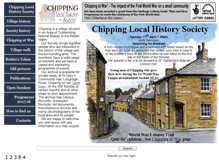 Tablet Screenshot of chippinghistory.co.uk